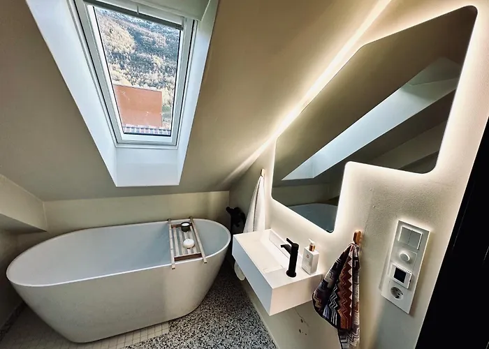 Aurora Loft - - Panoramic Views&free Parking Leilighet Tromsø
