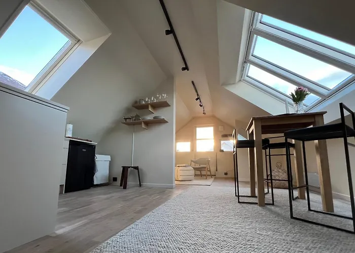 Aurora Loft - - Panoramic Views&free Parking Leilighet